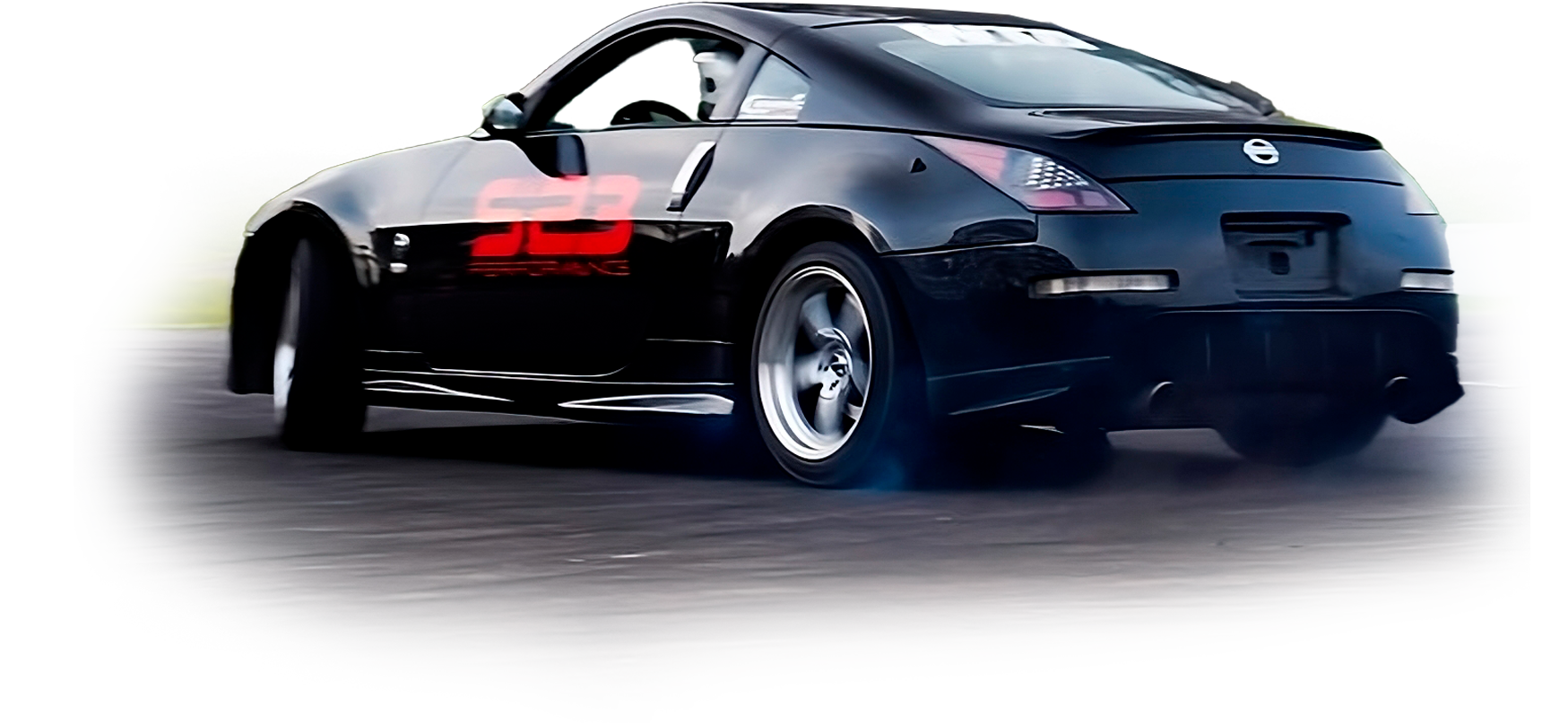 Nissan 350Z de drift utilizado nos cursos